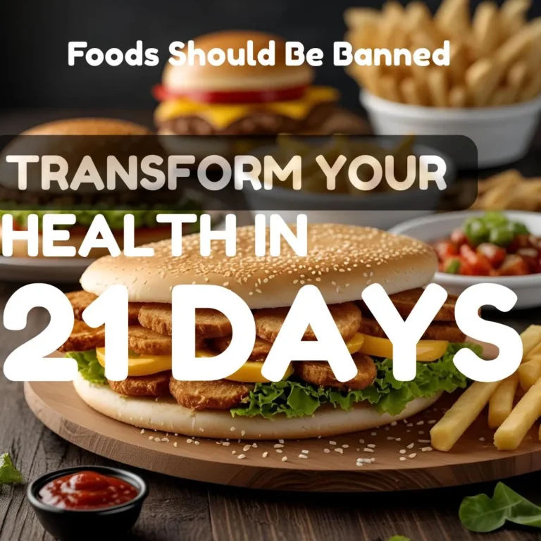 Foods Should Be banned